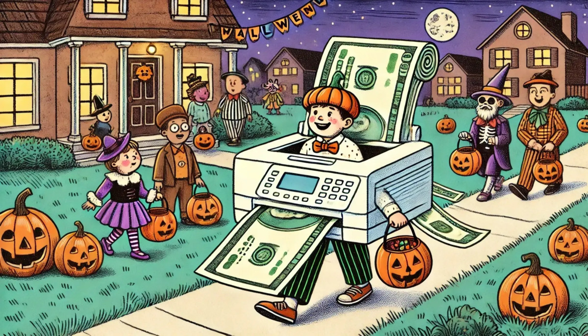 Forget Vampires and Werewolves—The Scariest Costume This Halloween Is a Money Printer